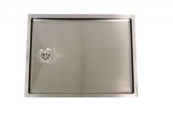 ABK Bingara nerjaveče jeklo odcejalnik za pomivanje posode 52x40cm vgradnja BIN52FVI