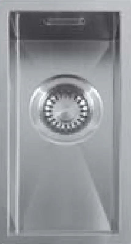 ABK Baronga majhno pomivalno korito iz nerjavečega jekla 16x34 cm za vgradnjo, podgradnjo in nadgradnjo BAR16FVI