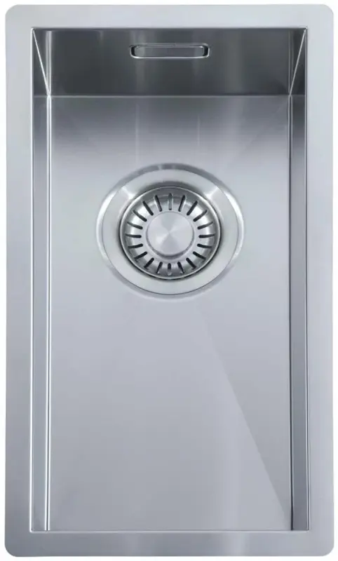 ABK Baronga majhen nerjaveče jeklo pomivalno korito 20x40 cm za vgradnjo, podgradnjo in nadgradnjo BAR20FVI