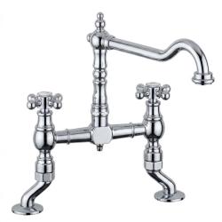 Nostalgische kuhinjska pipa nerjaveče jeklo V1979RVSST