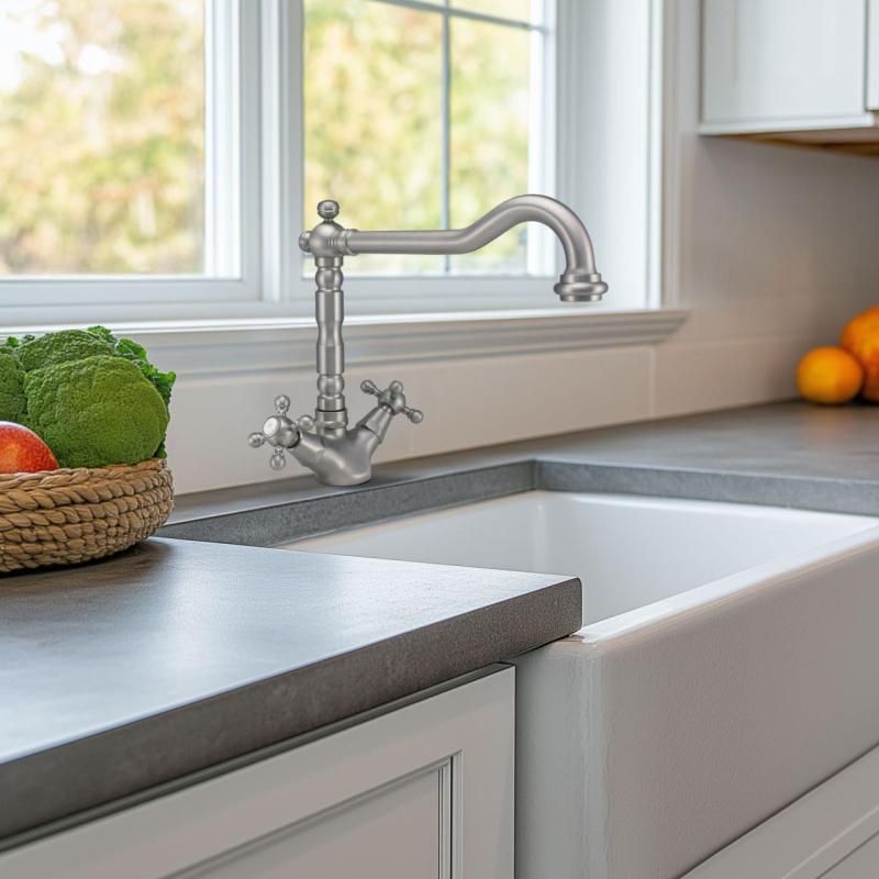 PB Nostalgijska kuhinjska pipa V1910 nerjaveče jeklo