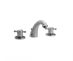 Huber Victorian 3-luknjasta termostatska umivalniška pipa Zlata VTT710102G