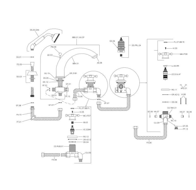 Huber Victorian 4-gats Thermostatische Badkraan met Douchegarnituur RVS VTT760102A

Huber Victorian 4-luknjična termostatska kopalniška pipa s kompletom za prhanje iz nerjavnega jekla VTT7601