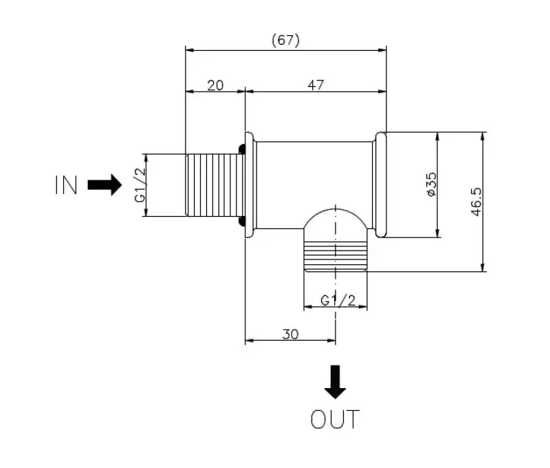 Huber Nostalgijska Stensko Priključek 67.04H.AC