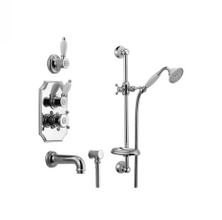 Huber Victorian Termostatski Vgradni Set za Kad in Prho Krom 914.VT01H.CR