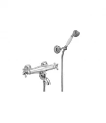 Huber Croisette Badthermostaatkraan met handdoucheset Chroom/Goud CSD270107G

Huber Croisette Termostatska kopalniška pipa s kompletom ročne prhe Krom/Zlato CSD270107G