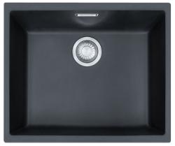 Franke Sirius 2 S2D 110.50 plastično črno pomivalno korito 50x41cm vgradnja 125.0252.223