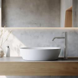 Waterevolution Flow umivalna pipa z visokim izlivom za umivalnike, vključno s klik vtičem, krom T11501