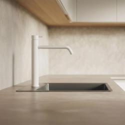 Waterevolution Flow kuhinjska pipa mat bela T150BR