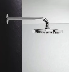 Waterevolution Flow hoofddouche 200 mm met muuraansluiting chroom T164101