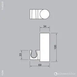 Waterevolution Flow kadni set krom T162201