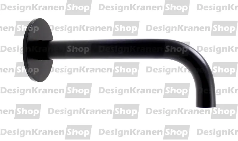 Waterevolution Flow baduitloop mat zwart 15 cm T167115PR