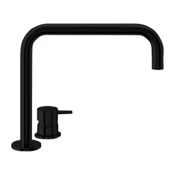 Waterevolution Flow 2-luknjasta umivalniška pipa mat črna T112HPR