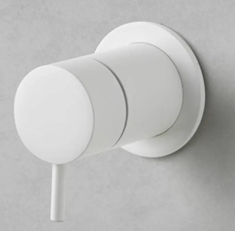 Waterevolution Flow vgrajeni zaporni ventil mat bela T143EBR