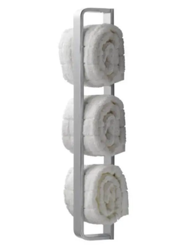 Waterevolution Deep vertikale handdoekhouder 40cm mat črna A216PR