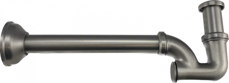 PB Unix klasični sifon za umivalnik, sifon za fontane, kovinski, nerjavno jeklo, 1208676932