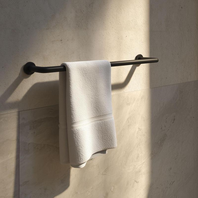 Waterevolution flow handdoekhouder 35cm mat črna A111PR