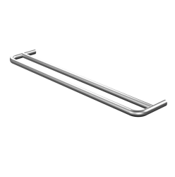 Waterevolution flow dubbele handdoekhouder 60 cm volledig RVS A112DIE
