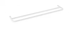 Waterevolution Flow dubbele handdoekhouder 60cm mat wit A112DBR