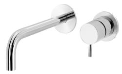 Waterevolution Flow vgradna pipa za umivalnik, krom, izliv 15 cm T116B01-15