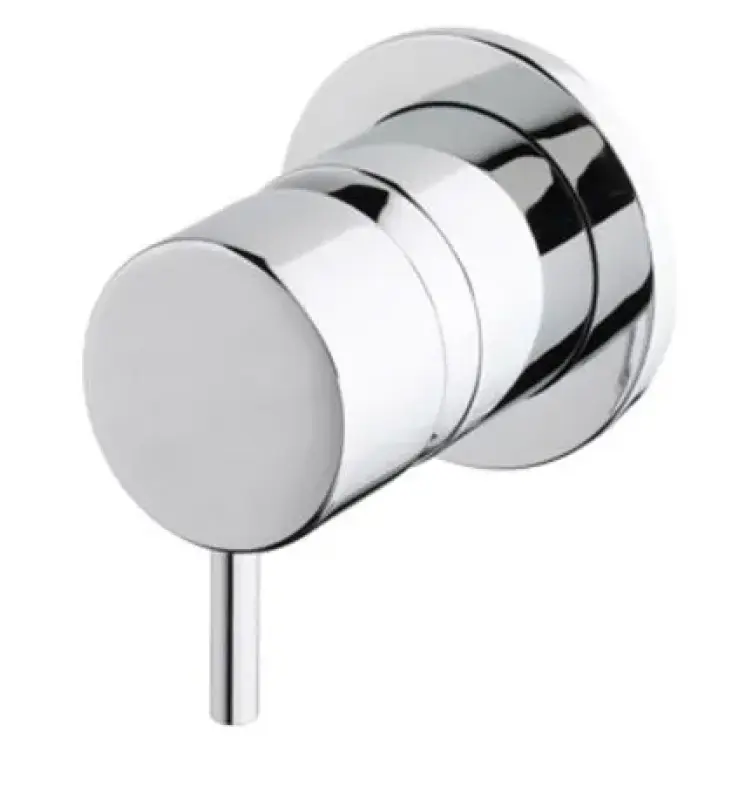 Waterevolution Flow vgradni 2-smerni preklopnik okrogla roza krom T1482S01