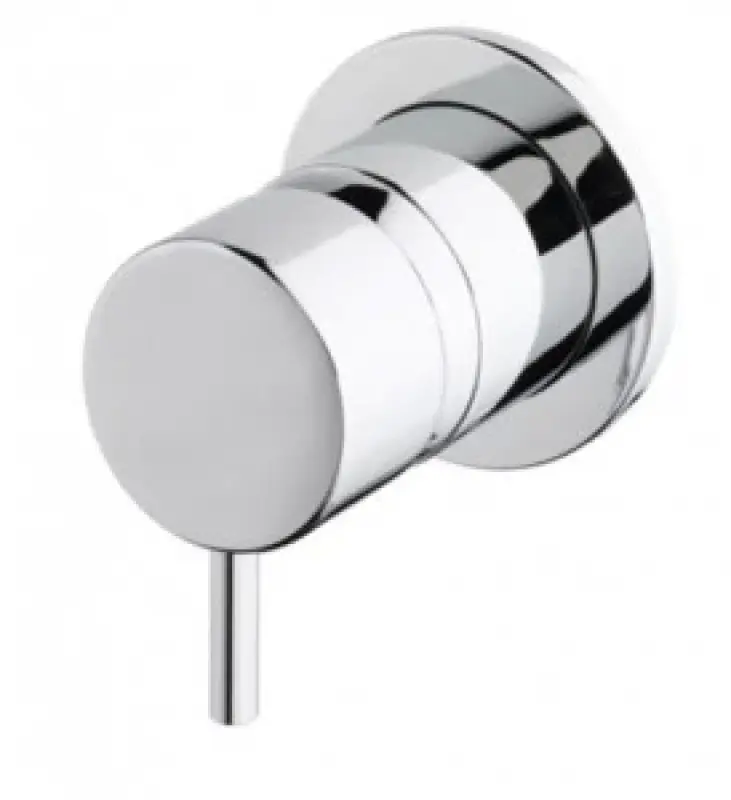 Waterevolution Flow vgradni 3-potni preklopnik okrogla rozeta krom T1483S01