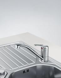 Franke kuhinjska pipa Delta Novara Plus fiksni izliv krom 115.0347.142