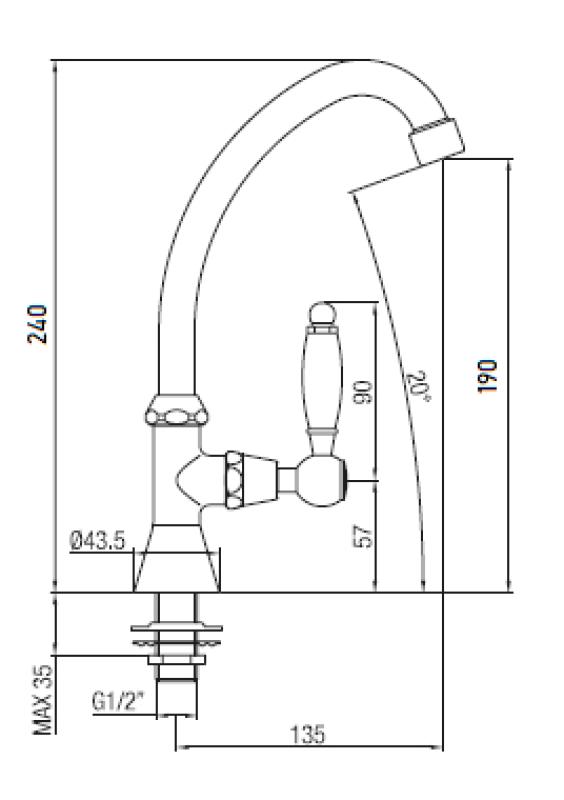 PB klassieke fonteinkraan met witte hendel koud water met hoge uitloop rvs 1208853702

PB klasična fontanska pipa z belo ročico hladne vode z visokim izlivom rja 1208853702