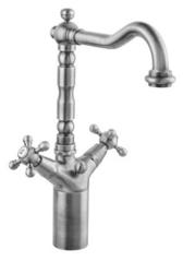 PB klasična povišana umivalniška pipa z zvezdastimi gumbi, izliv 18 cm, krom 1208854982