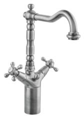 PB klasična povišana umivalniška pipa z zvezdnimi gumbi, izliv 18 cm, Bron 1208854992