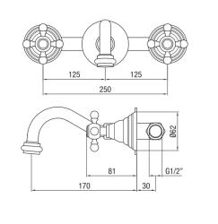 PB klassieke inbouw muurkraan met sterknoppen 16 cm uitloop brons 1208855052

PB klasična vgradna stenska pipa z zvezdnimi gumbi 16 cm izliv bron 1208855052