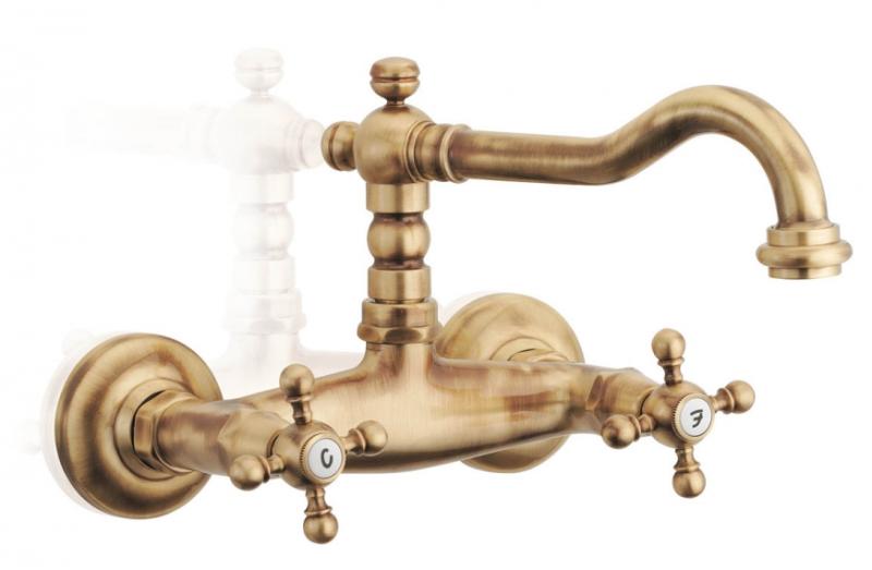 PB klasični komplet za kad s klasično pipo z zvezdastimi ročkami, vključno z ročno prho, nerjaveče jeklo 1208855262