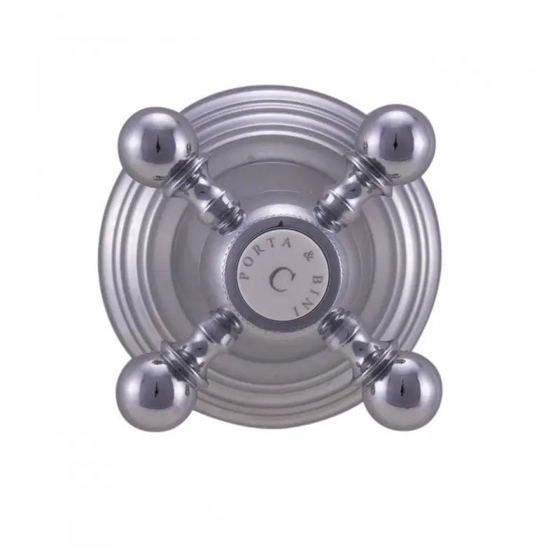 PB klasični vgradni ventil z zvezdastim ročajem Krom 1208855562