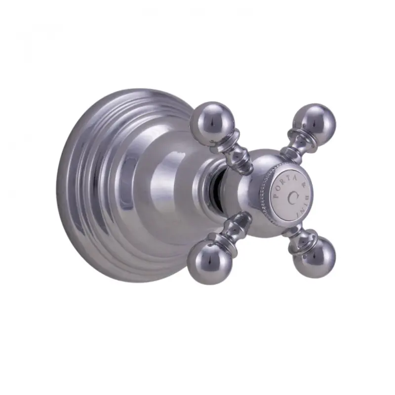 PB klasični vgradni ventil z zvezdastim ročajem Krom 1208855562