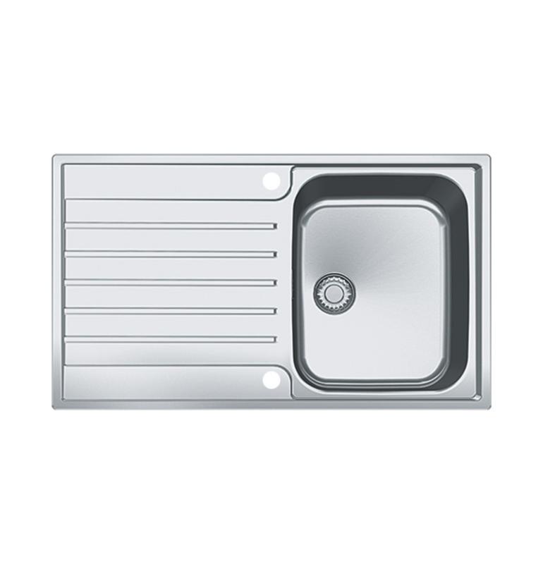 Franke Argos AGX 211-86 inox pomivalno korito z odcejalnikom 860x510 vgradnja na ravni 127.0380.403