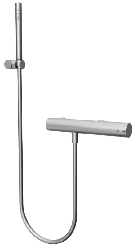 Waterevolution Flow prheostatska tuš armatura z garnituro za prhanje RVS T140TIE