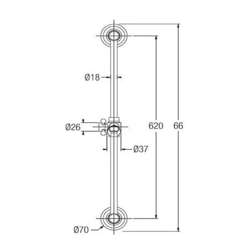 PB klasični komplet drsne palice s ročno prho in cevjo za prho bron 1208899072