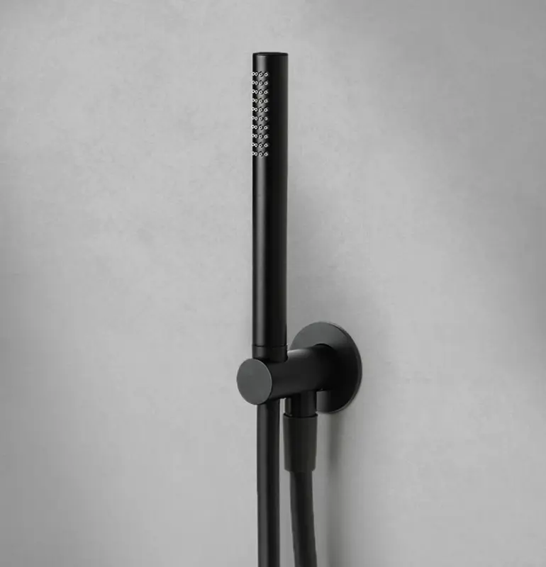 Waterevolution Flow kopalniški komplet s priključkom za steno, brušeni medenina T1621LE