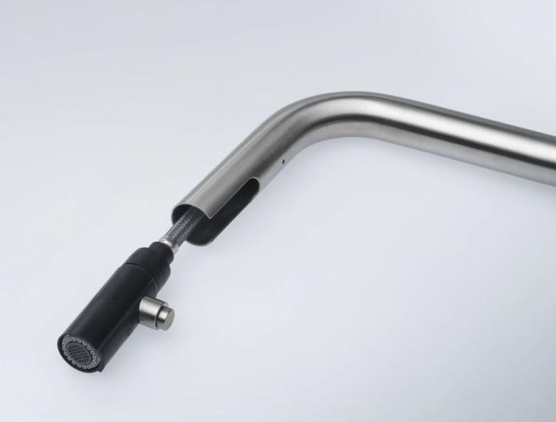 Franke Kuhinjska armatura Kubus s izvlečno ročno prho nerjaveče jeklo 115.0529.207