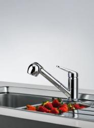 Franke Kuhinjska armatura Delta Novara Plus izvlečna ročna prha krom 115.0347.111
