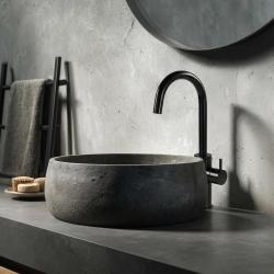 Waterevolution Flow umivalnikova armatura visok model mat črna T1121FUPR