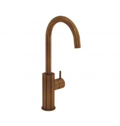 Waterevolution Flow umivalnikova armatura visok model PVD brušeni baker T1121FUCPE