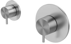 Waterevolution Flow vgradni tuš termostat z 1 preklopnim ventilom popolnoma iz nerjavnega jekla 1208920976