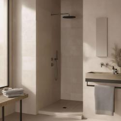 Waterevolution Flow vgradni tuš termostat z 1 preklopnim ventilom popolnoma iz nerjavnega jekla 1208920976