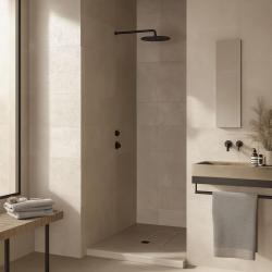 Waterevolution Flow vgrajeni pršni termostat s 1 zapornim ventilom mat črna 1208920977