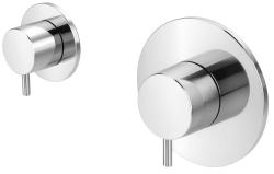 Waterevolution Flow vgradni termostat za tuš s 1 zapornim ventilom, krom 1208920980