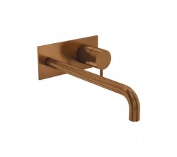 Waterevolution Flow inbouw wastafelkraan met afdekplaat PVD Geborsteld Koper met uitloop 21cm T1161CPE-21

Waterevolution Flow vgradna umivalniška pipa z okrasno ploščo PVD brušen baker z izl