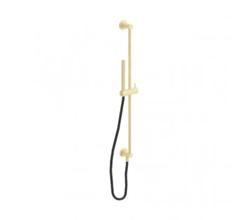Waterevolution Flow glijstangset met handdouche 800 mm Light Gold T1661WGE