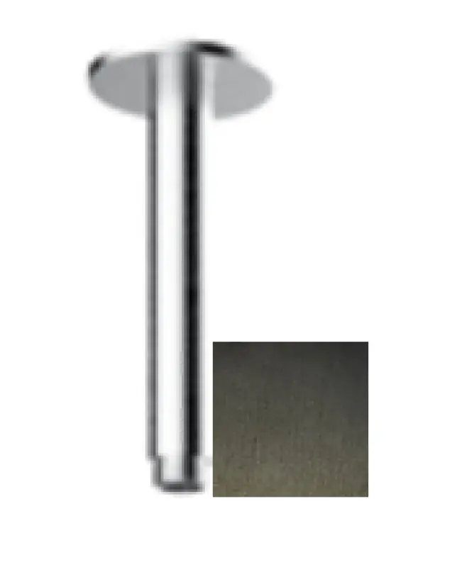 SB Rond 316 plafond douche arm rond 10 cm PVD gun metal 1208946693