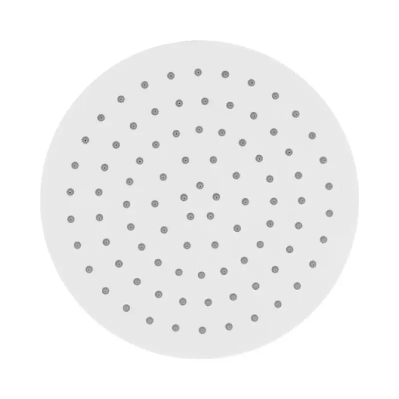 SB Rubinetterie Deževna prha Eco Air varčna zgornja prha 25 cm kovina mat bela 1208946741